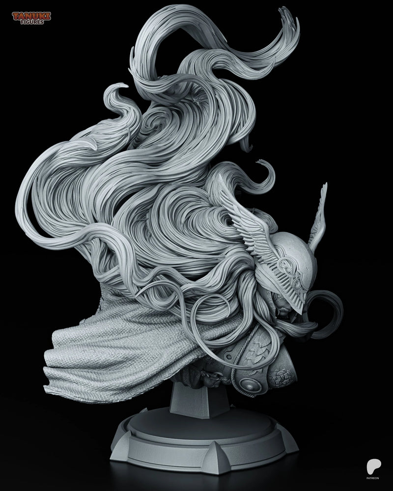 Malenia Resin Statue & Bust - Bust view 2