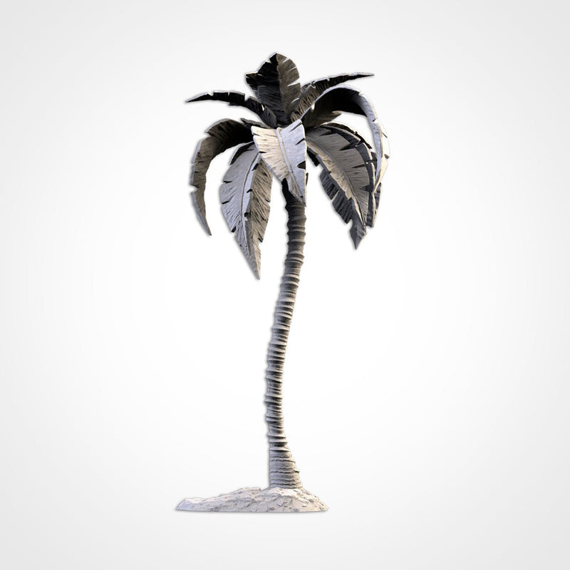 Palms 3D printed terrain view 2
