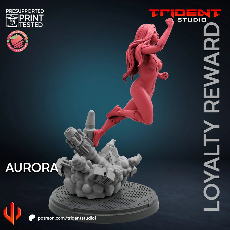 Aurora Marvel MCP-compatible 40mm resin proxy miniature by Trident Miniatures - product image 2