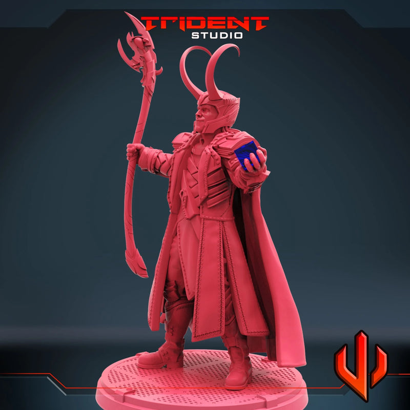 Loki Marvel MCP-compatible 40mm resin proxy miniature by Trident Miniatures - product image 2
