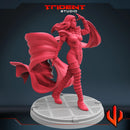 Emma Frost Phoenix Marvel MCP-compatible 40mm resin proxy miniature by Trident Miniatures - product image 2