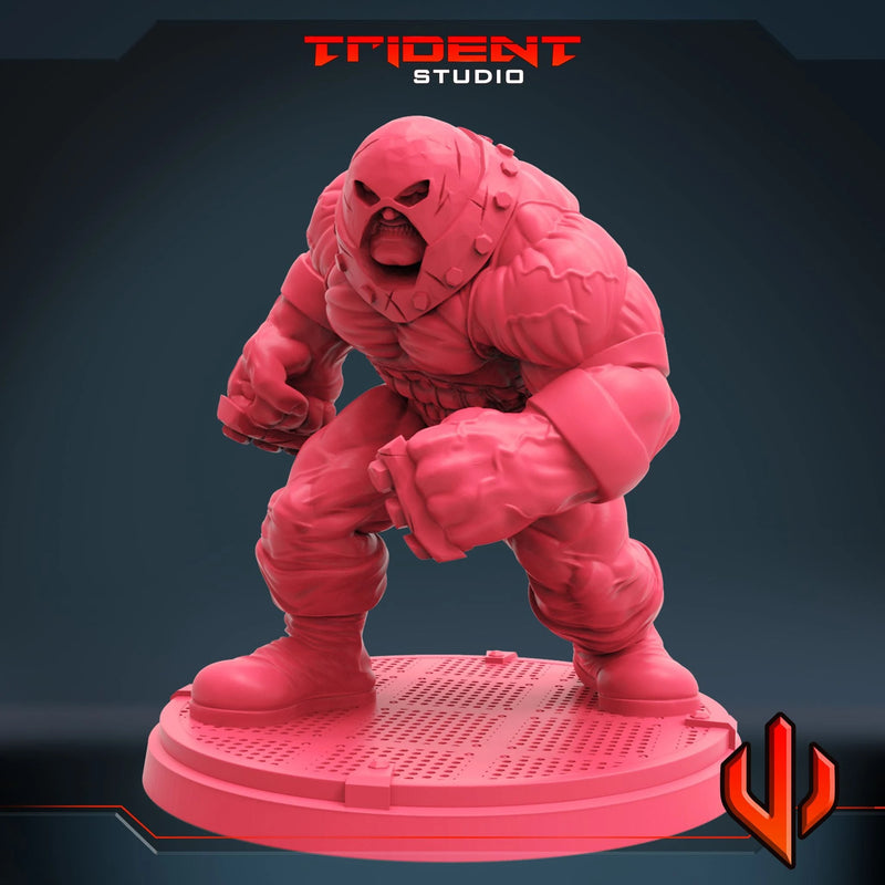 Juggernaut - Sculpt B Marvel MCP-compatible 40mm resin proxy miniature by Trident Miniatures - product image 2