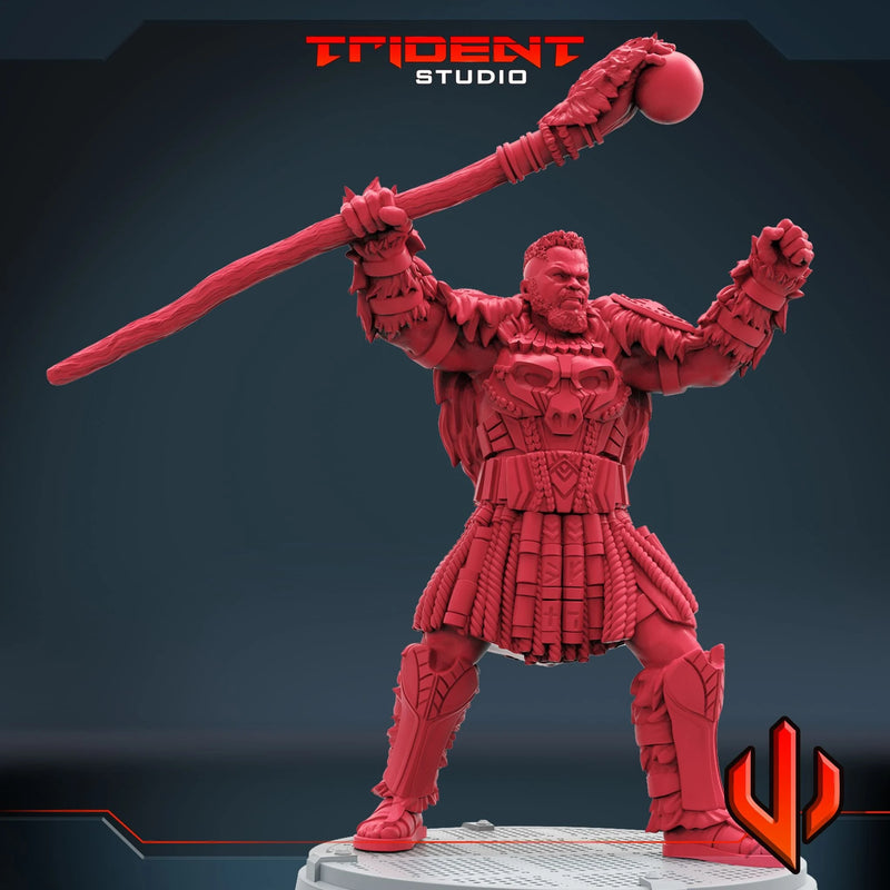 M'Baku - Sculpt A Marvel MCP-compatible 40mm resin proxy miniature by Trident Miniatures - product image 2