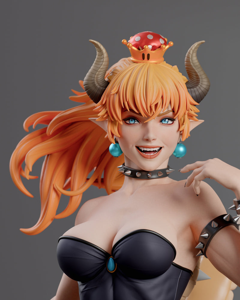 Bowsette Resin Statue - view 1