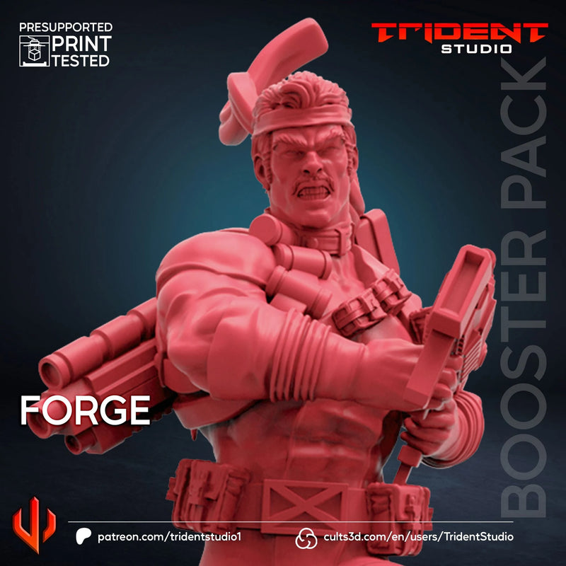 Forge Marvel MCP-compatible 40mm resin proxy miniature by Trident Miniatures - product image 3