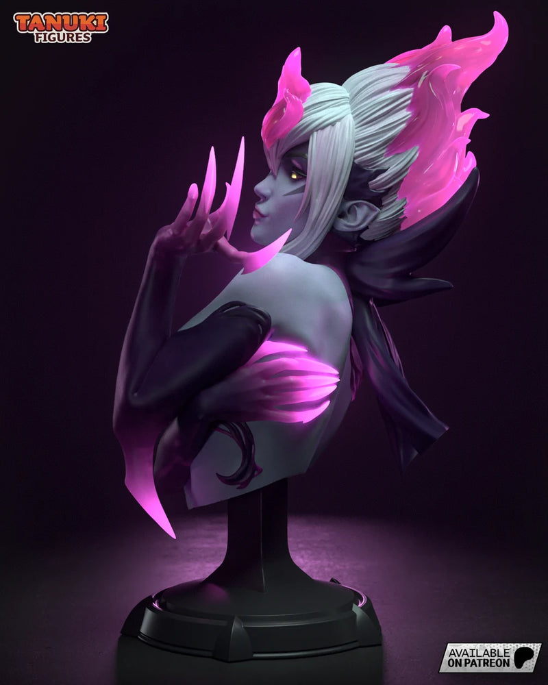 Evelynn Resin Statue & Bust - Bust view 3