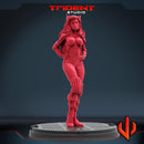 Black Racer DC Comics MCP-compatible 40mm resin proxy miniature by Trident Miniatures - product image 3