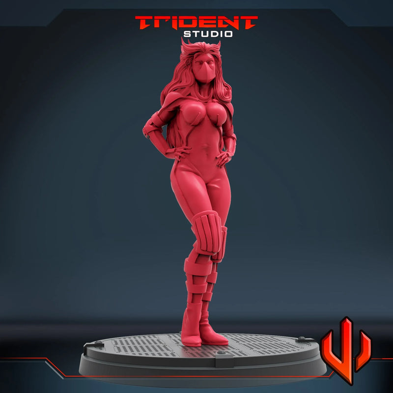 Black Racer DC Comics MCP-compatible 40mm resin proxy miniature by Trident Miniatures - product image 3