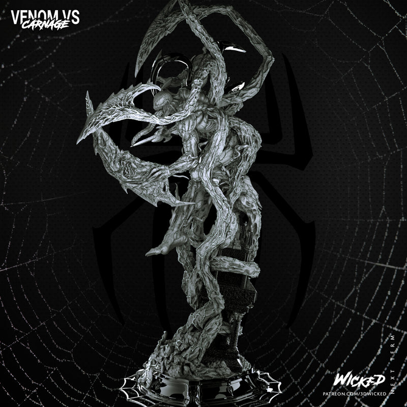 Carnage Sculpture resin statue kit view 3