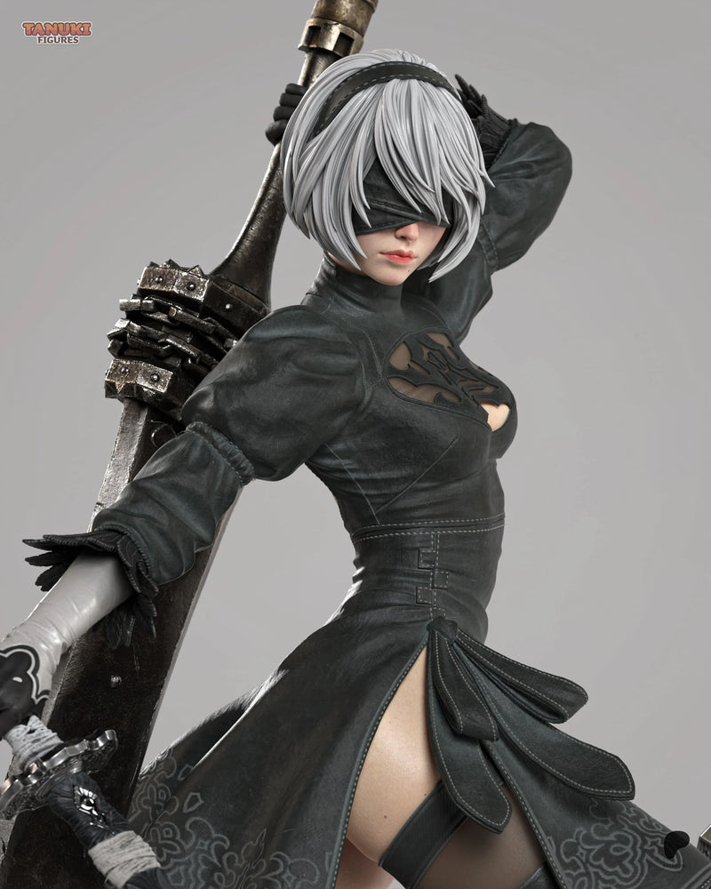 2B Resin Statue & Bust - Full Size view 3