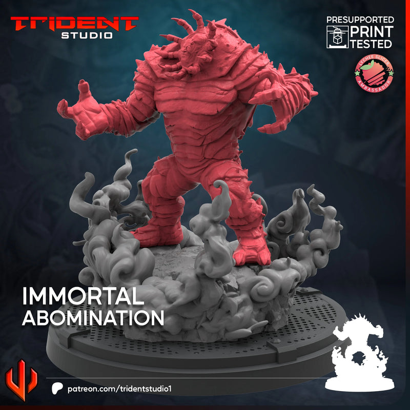 Immortal Abomination Marvel MCP-compatible 40mm resin proxy miniature by Trident Miniatures - product image 3