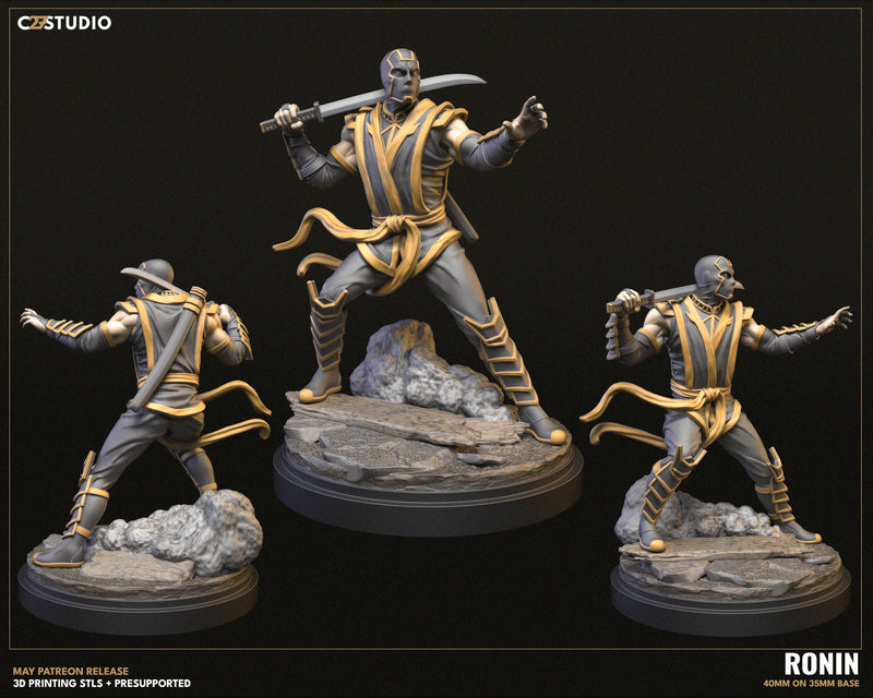 Ronin Marvel MCP-compatible resin miniature by C27 Studios - product image 3