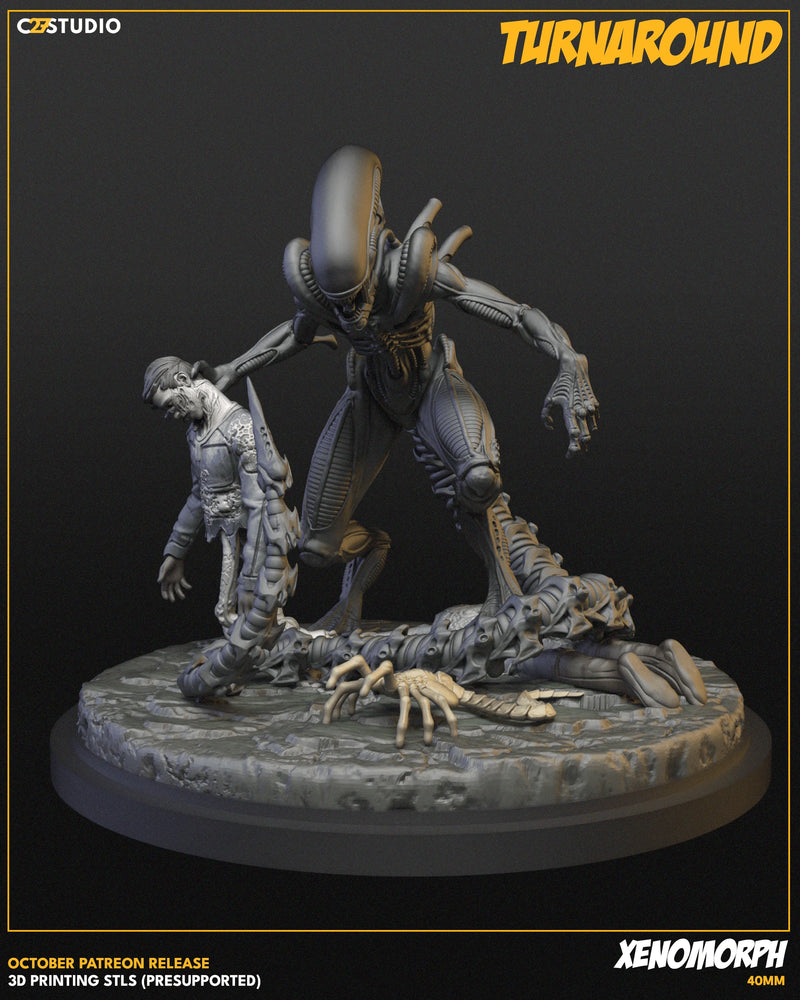 Xenomorph - Alien MCP-Compatible Resin Miniature Alien MCP-compatible resin miniature by C27 Studios - product image 3