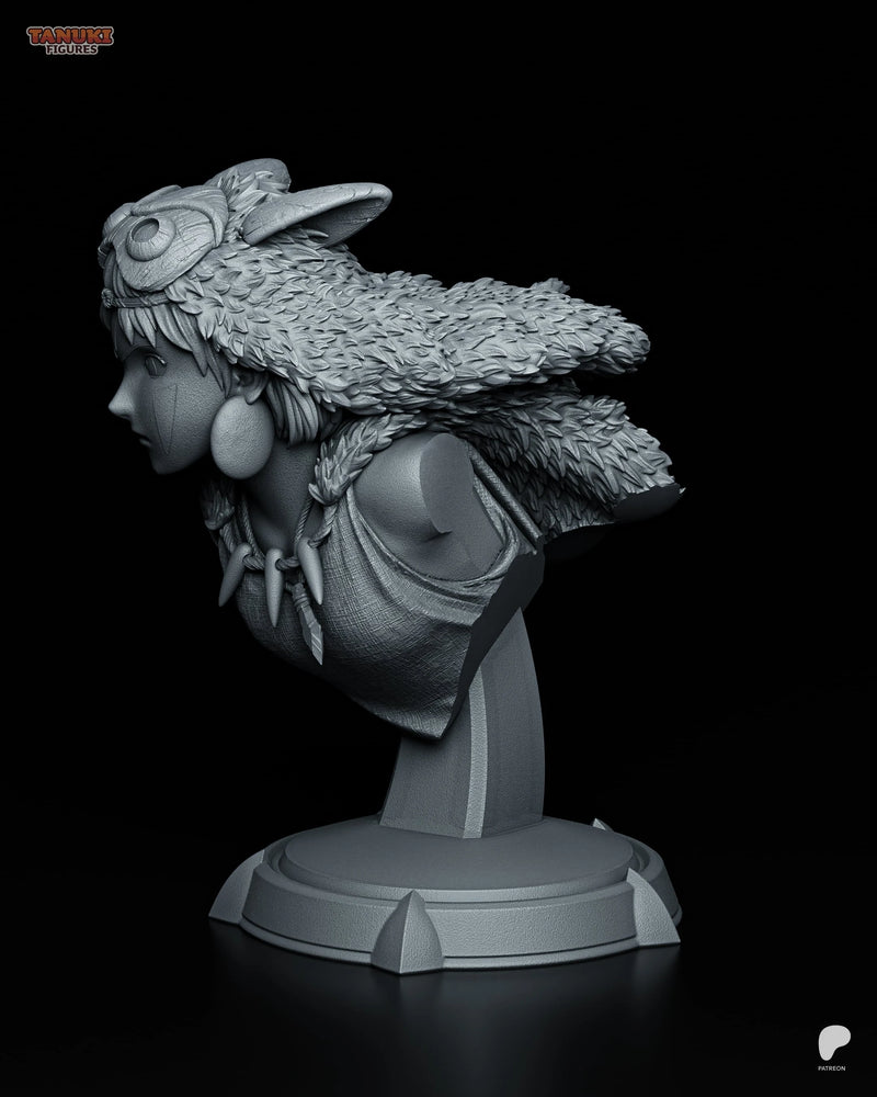 San Resin Statue & Bust - Bust view 3