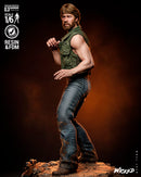 Chuck Norris Lone Wolf Sculpture resin statue kit view 3