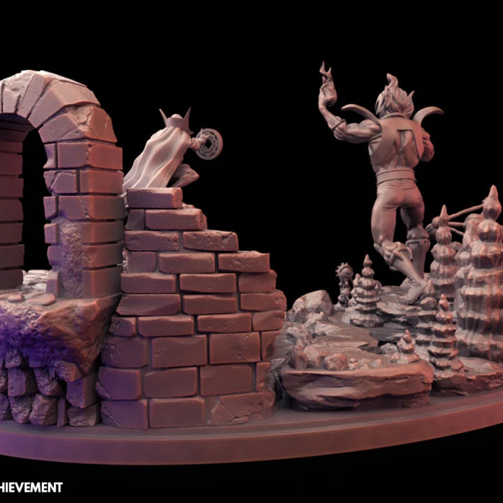 Doctor Strange vs. Dormammu Marvel resin diorama by C27 Studios - product image 3