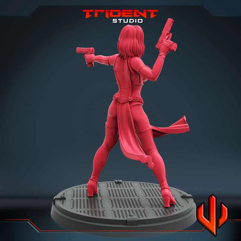 Mystique Marvel MCP-compatible 40mm resin proxy miniature by Trident Miniatures - product image 3