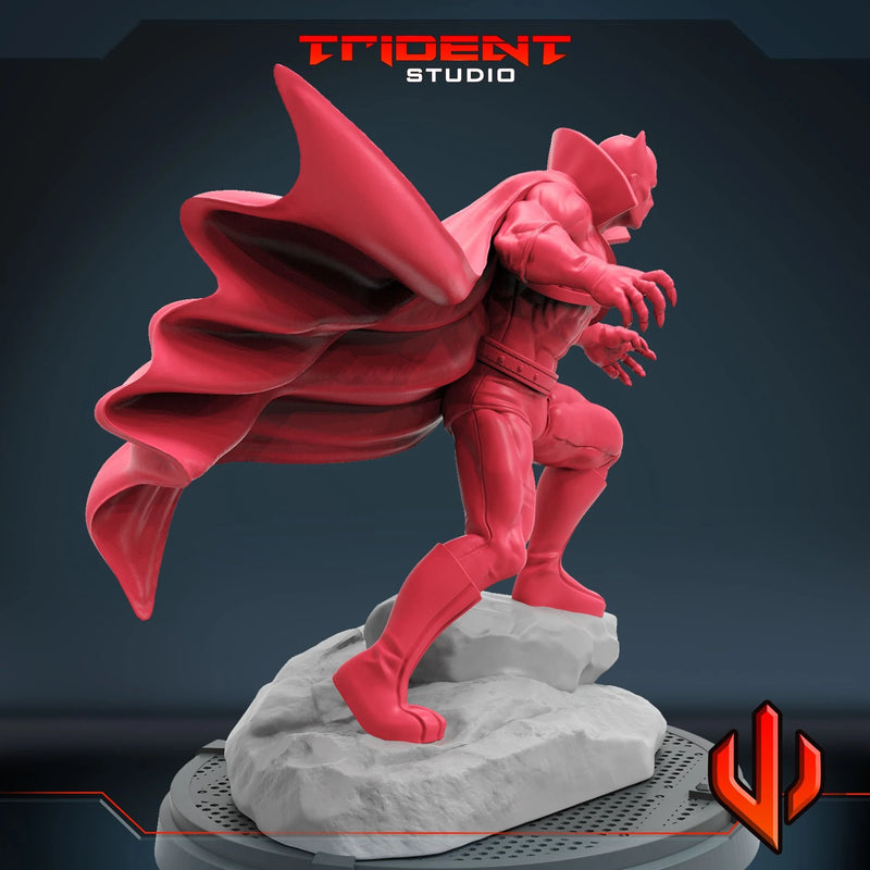 Classic Black Panther Marvel MCP-compatible 40mm resin proxy miniature by Trident Miniatures - product image 3