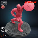 Us Agent - Sculpt B Marvel MCP-compatible 40mm resin proxy miniature by Trident Miniatures - product image 3