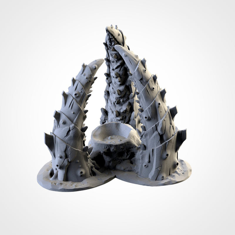 Alien Terrain 3D printed terrain view 3