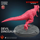 Devil Dinosaur Marvel MCP-compatible 40mm resin proxy miniature by Trident Miniatures - product image 3