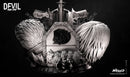 Dante and Vergil Weapon Box and Heads resin prop kit view 3