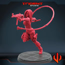 Lady Viper Marvel MCP-compatible 40mm resin proxy miniature by Trident Miniatures - product image 3