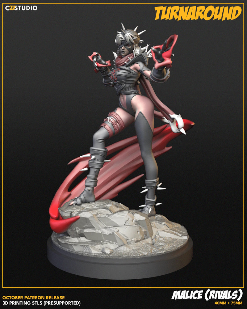 Malice Marvel MCP-compatible resin miniature by C27 Studios - product image 3