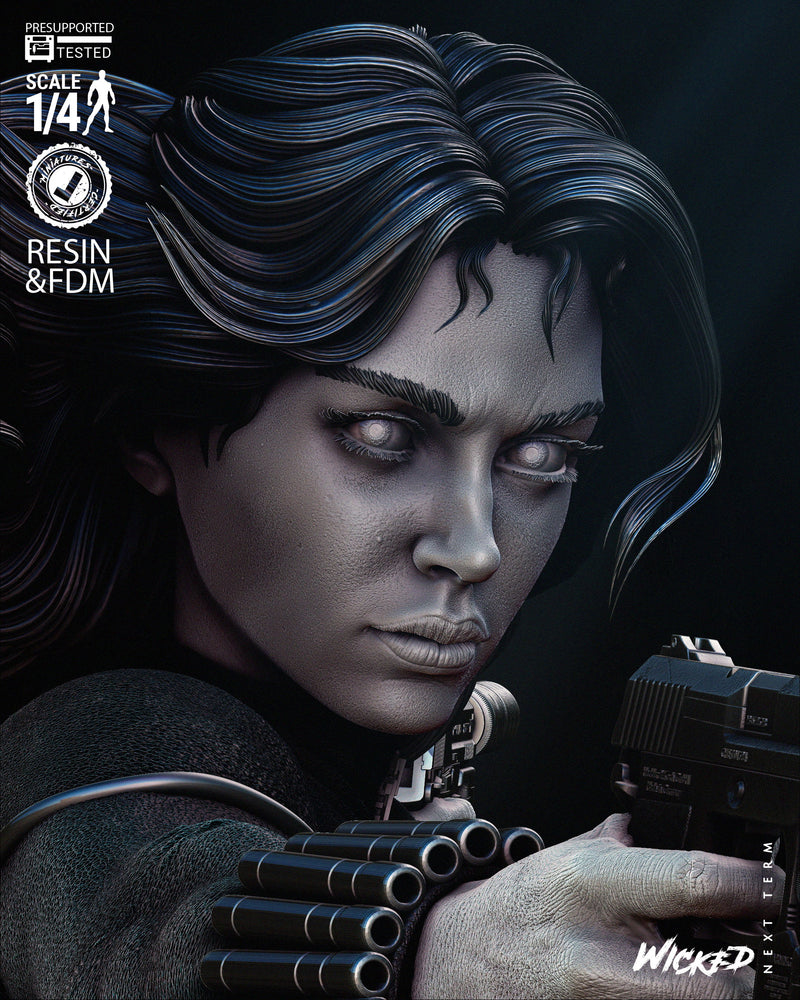 Black Widow 2024 Bust resin bust kit view 3