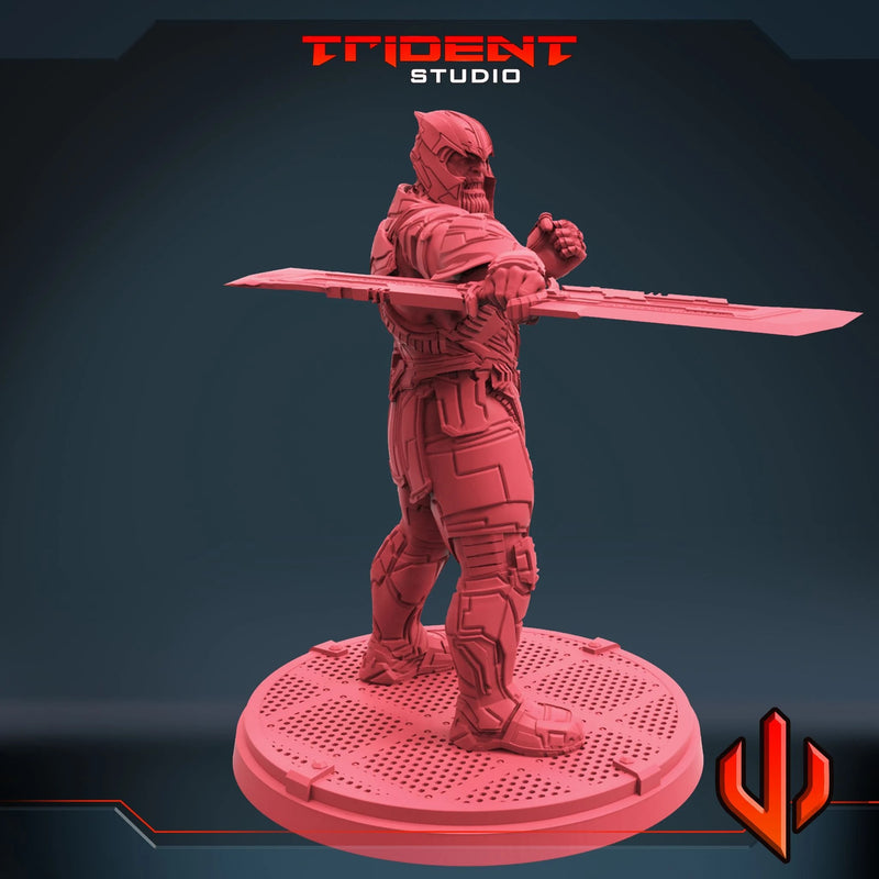 Thanos - Sculpt B Marvel MCP-compatible 40mm resin proxy miniature by Trident Miniatures - product image 3