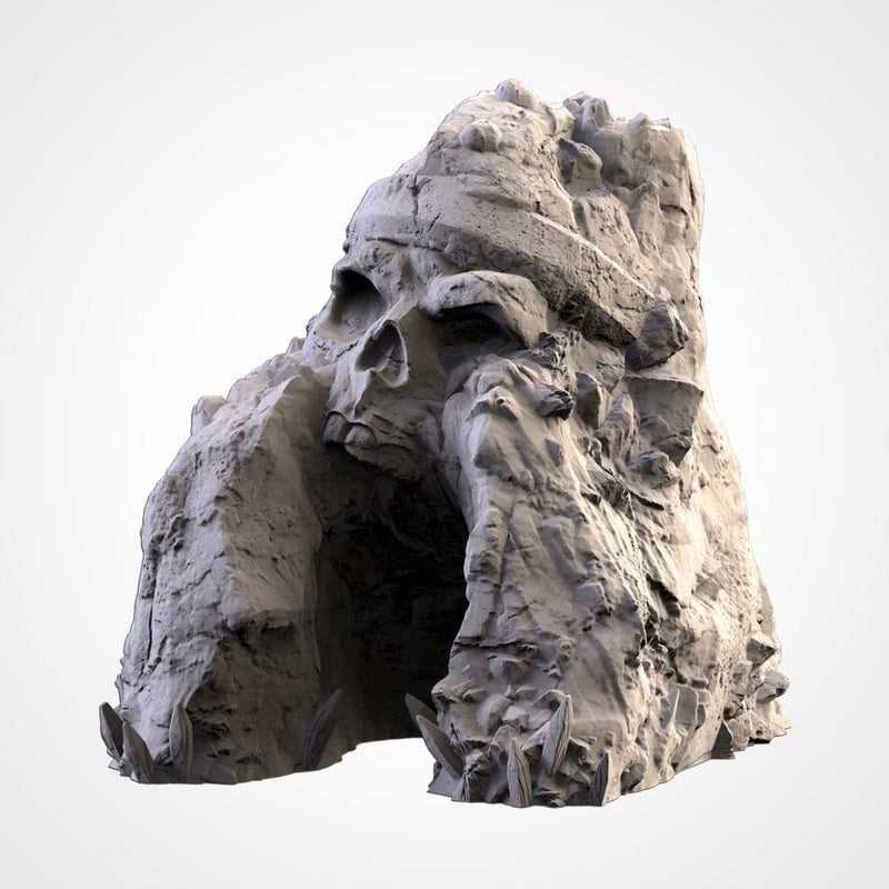 Cursed Ground 3D printed terrain view 3