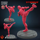 Batroc The Leaper Marvel MCP-compatible 40mm resin proxy miniature by Trident Miniatures - product image 3