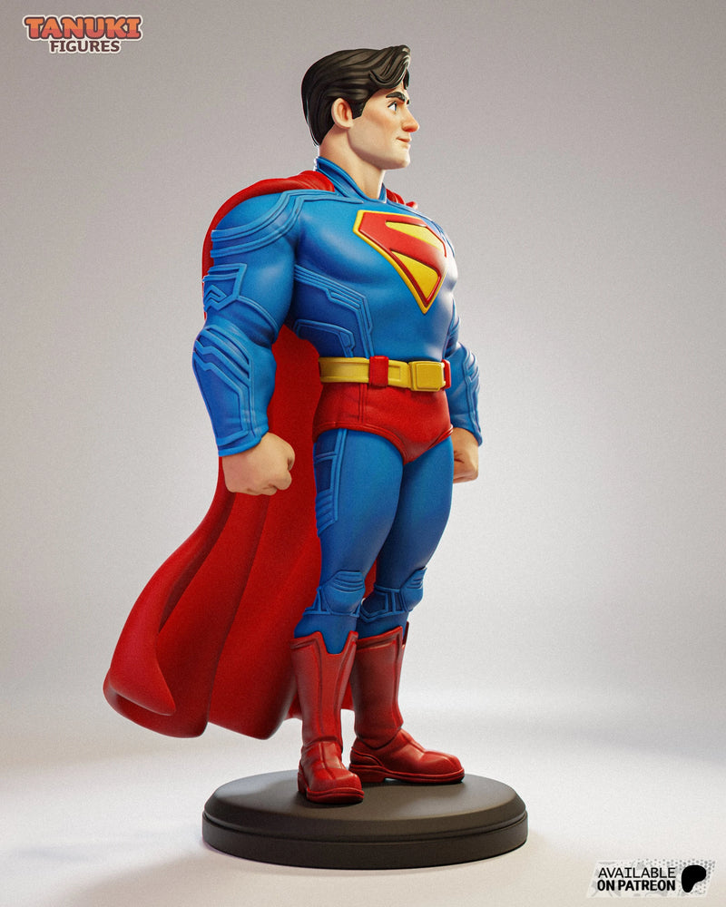 Superman Toon Resin Figure - Toon view 3