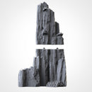 High Mountains 3D printed terrain view 3