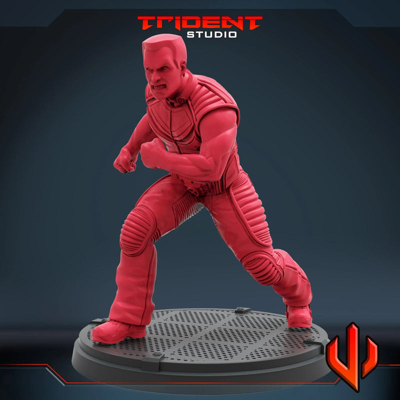 Colossus X-Men 2000 Movie Marvel MCP-compatible 40mm resin proxy miniature by Trident Miniatures - product image 3