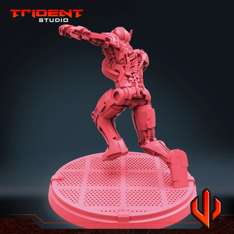 Ultron Drone Multiverse - Sculpt C Marvel MCP-compatible 40mm resin proxy miniature by Trident Miniatures - product image 3