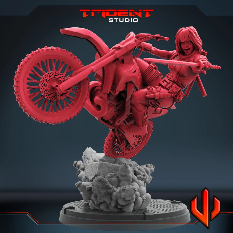 Gwenpool Unmasked Marvel MCP-compatible 40mm resin proxy miniature by Trident Miniatures - product image 3