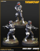 S.H.I.E.L.D. Agent Troopers Marvel MCP-compatible resin miniature by C27 Studios - product image 3