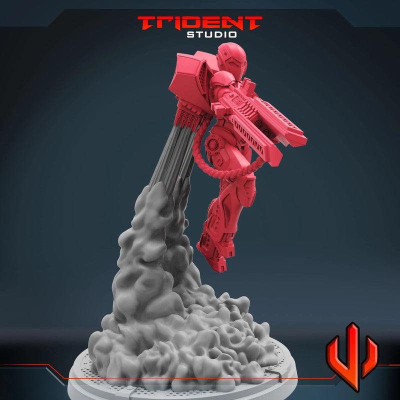 Ironheart Marvel MCP-compatible 40mm resin proxy miniature by Trident Miniatures - product image 3