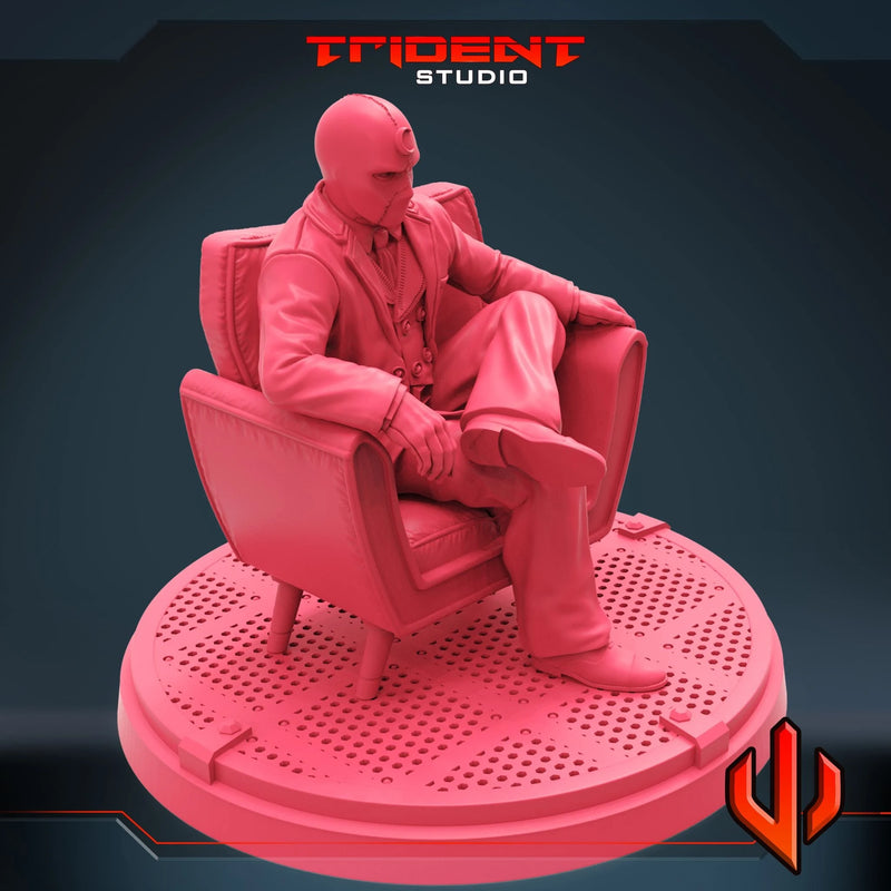 Moon Knight - Sculpt A Marvel MCP-compatible 40mm resin proxy miniature by Trident Miniatures - product image 3