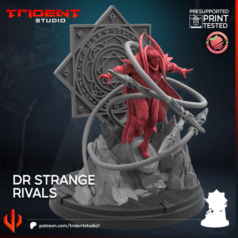 Doctor Strange Rivals Marvel MCP-compatible 40mm resin proxy miniature by Trident Miniatures - product image 3