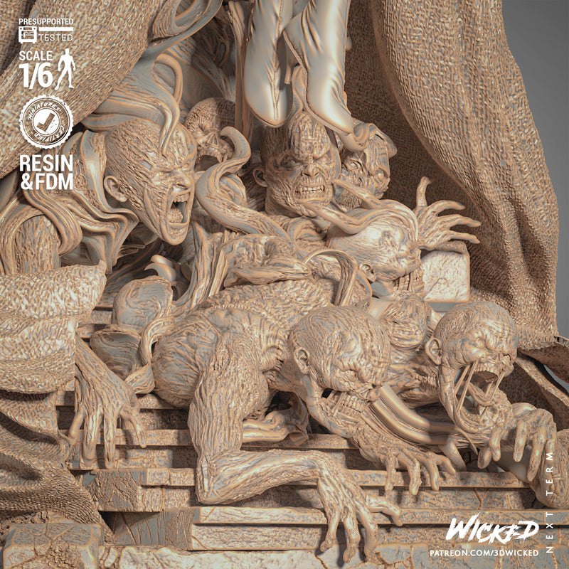 Cloak and Dagger Diorama resin diorama kit view 3