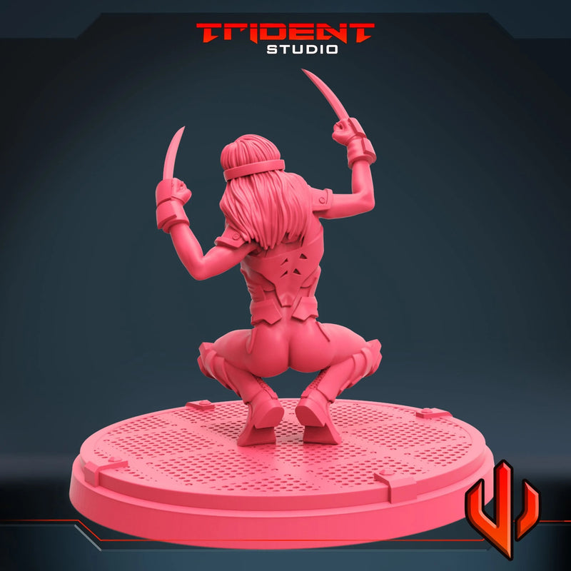 Honey Badger - Sculpt B Marvel MCP-compatible 40mm resin proxy miniature by Trident Miniatures - product image 3