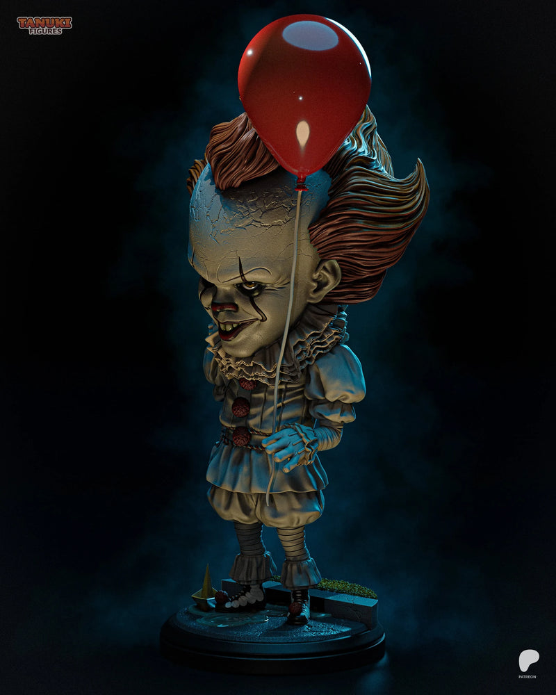 Pennywise Chibi Resin Figure - Chibi view 3