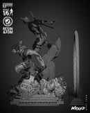 Deadpool and Wolverine Diorama Sculpture resin diorama kit view 3