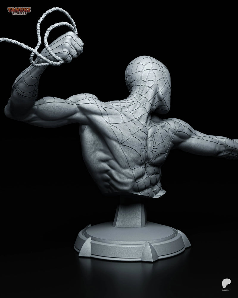 Spider-Man Resin Statue & Bust - Bust view 3