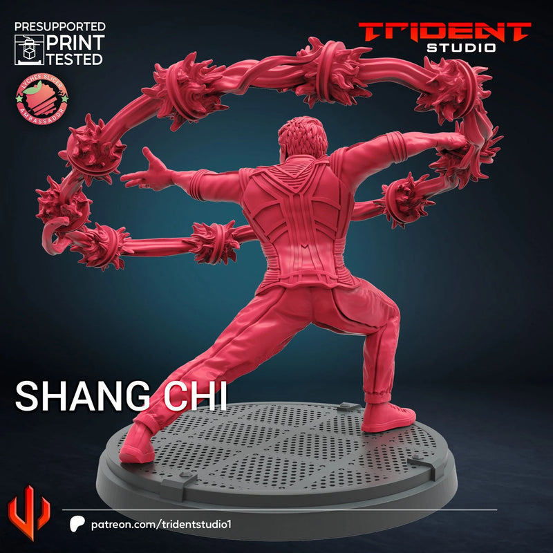 Shang Chi Marvel MCP-compatible 40mm resin proxy miniature by Trident Miniatures - product image 3