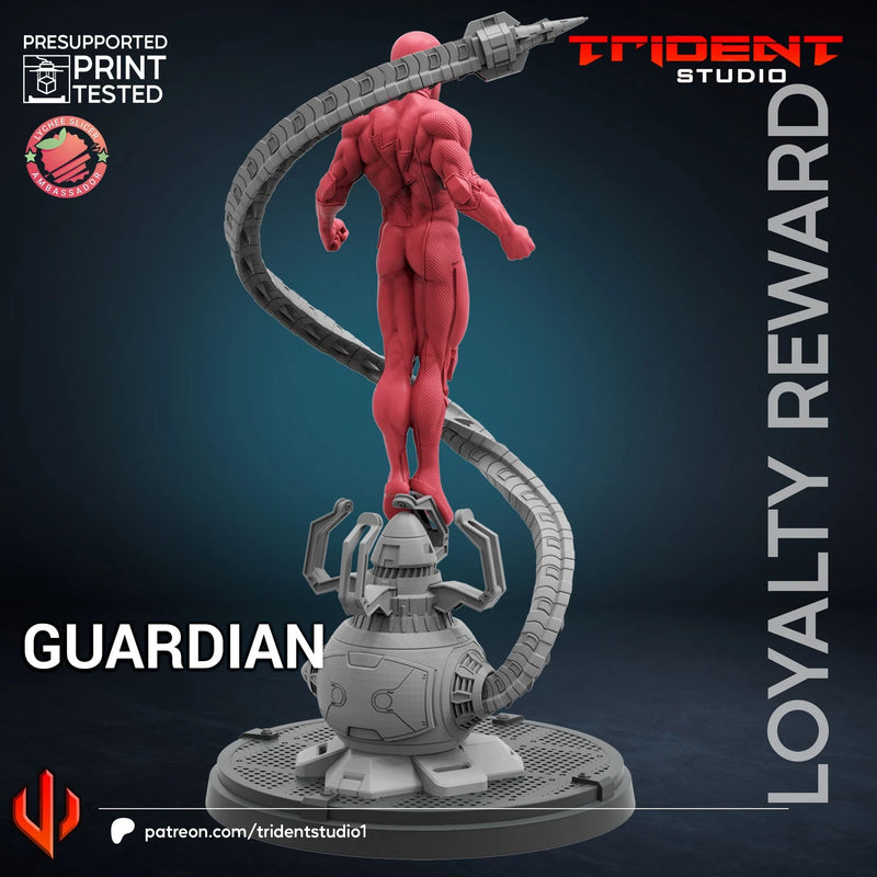 Guardian Marvel MCP-compatible 40mm resin proxy miniature by Trident Miniatures - product image 3