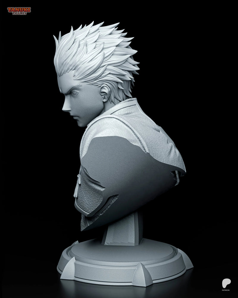 Archer Resin Statue & Bust - Bust view 3