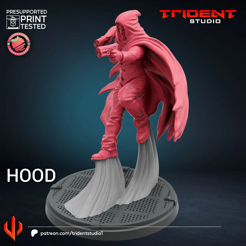Hood Marvel MCP-compatible 40mm resin proxy miniature by Trident Miniatures - product image 3